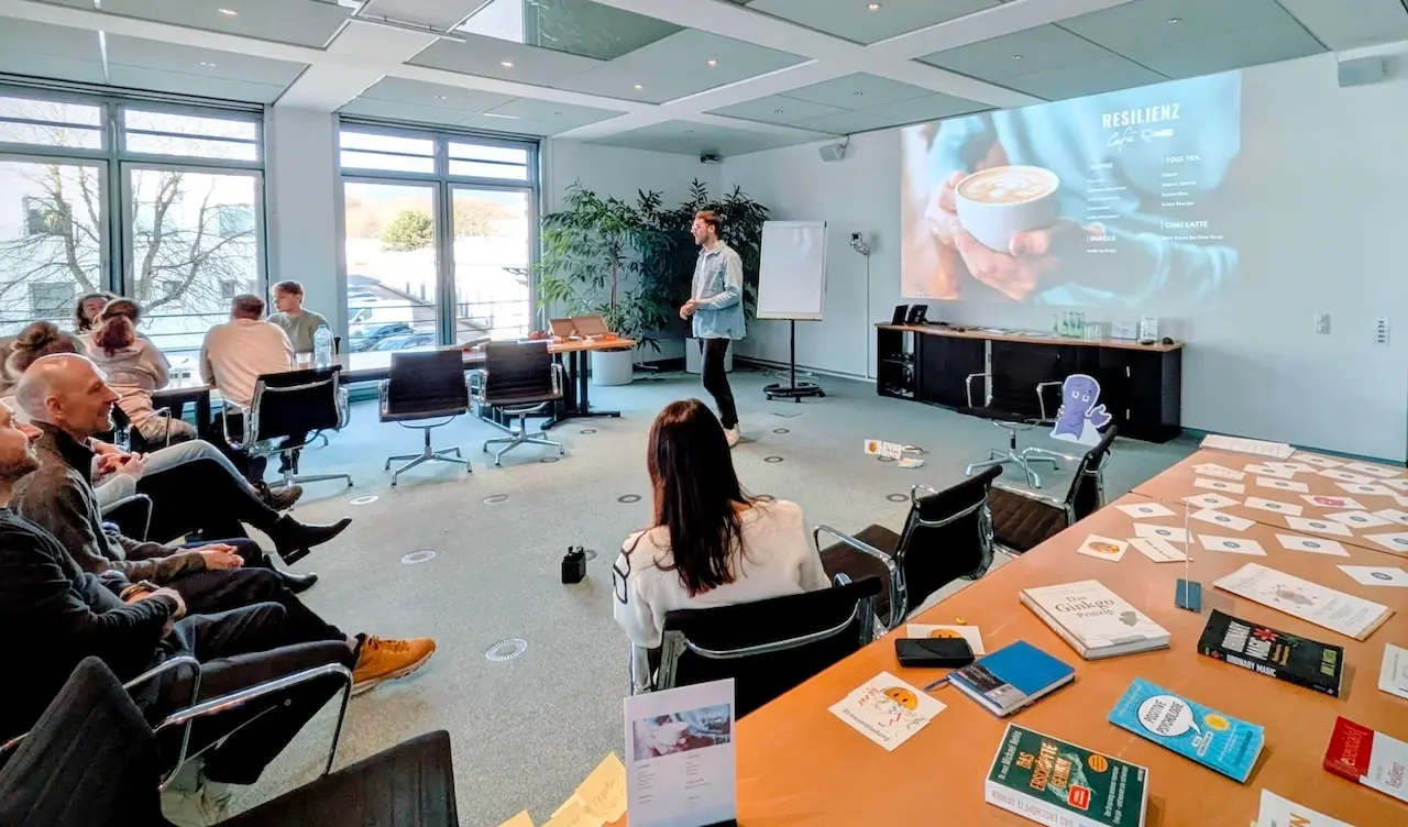 Resilienz Café live beim Gesundheitstag